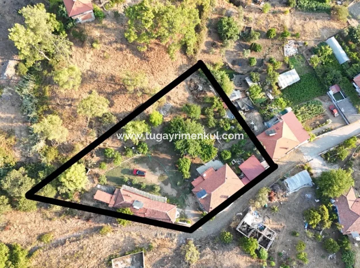 2 Newly Restored Buildings On A 1580 M2 Plot In Muğla / Ortaca / Tepearasi Village. Village House