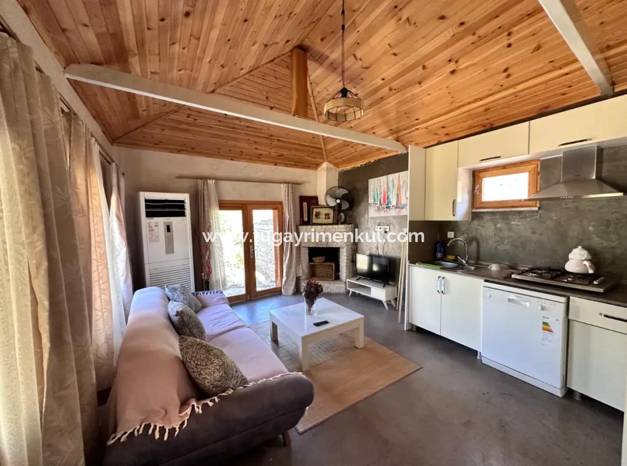 2 Newly Restored Buildings On A 1580 M2 Plot In Muğla / Ortaca / Tepearasi Village. Village House