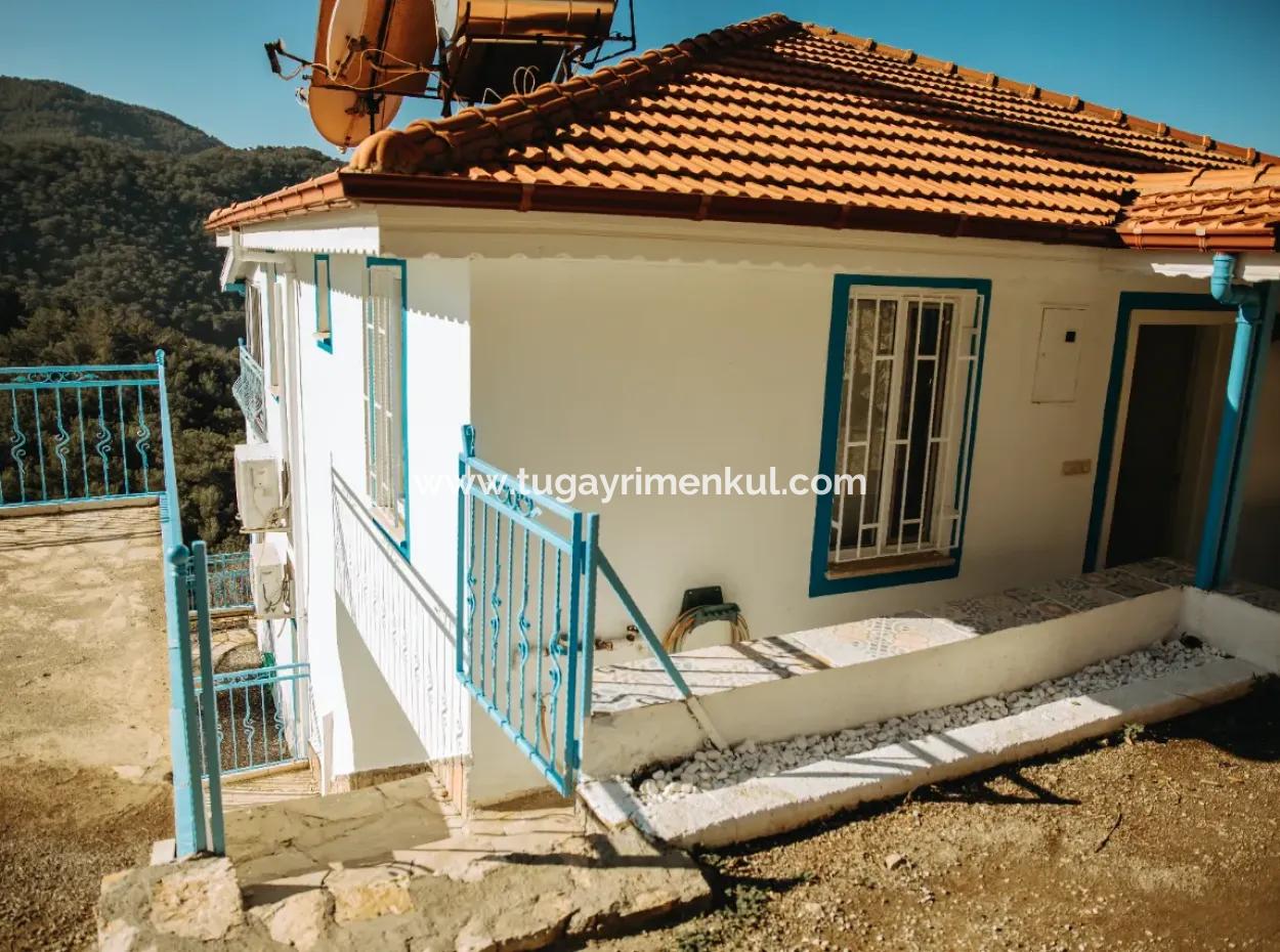 Villa For Sale In Gokbel, Dalyan, Muğla, With Full View Of Iztuzu Beach And The Mediterranean