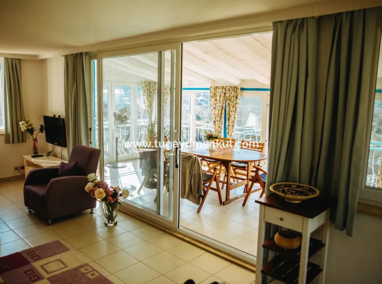 Villa For Sale In Gokbel, Dalyan, Muğla, With Full View Of Iztuzu Beach And The Mediterranean