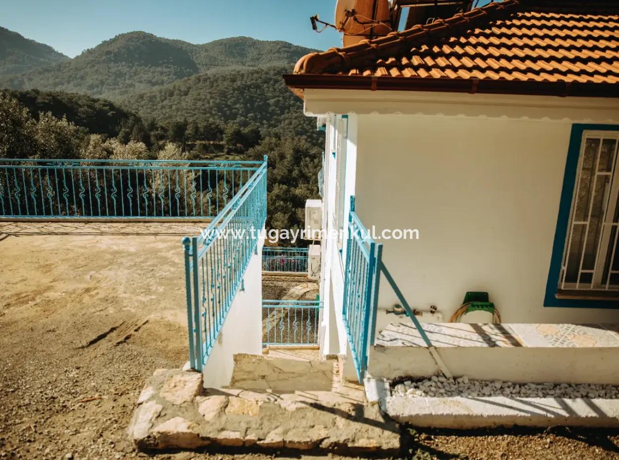Villa For Sale In Gokbel, Dalyan, Muğla, With Full View Of Iztuzu Beach And The Mediterranean